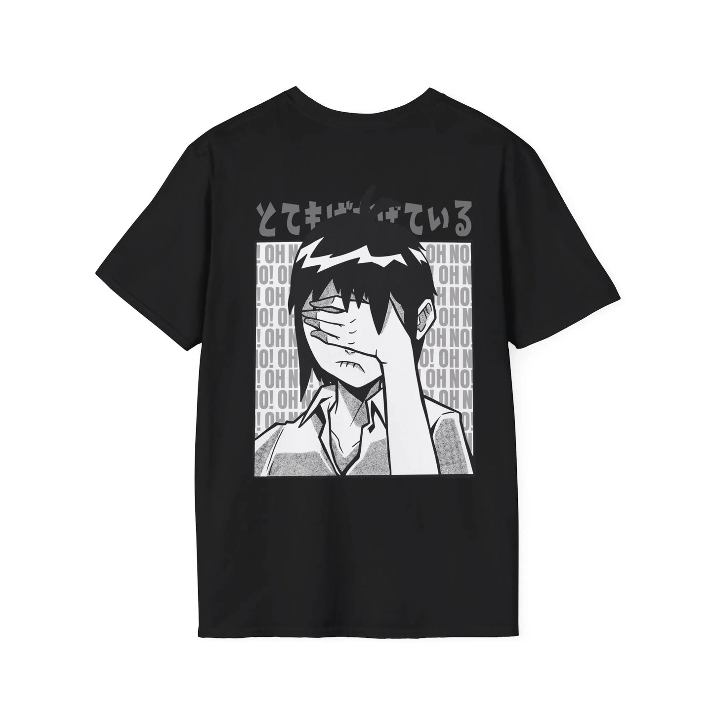 Face Palm Manga - Anime World - Unisex T-Shirt - Back Print - STREET STYLE
