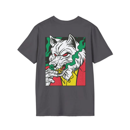 Wolf - Comic Mafia - Unisex T-Shirt - Back Print - STREET STYLE