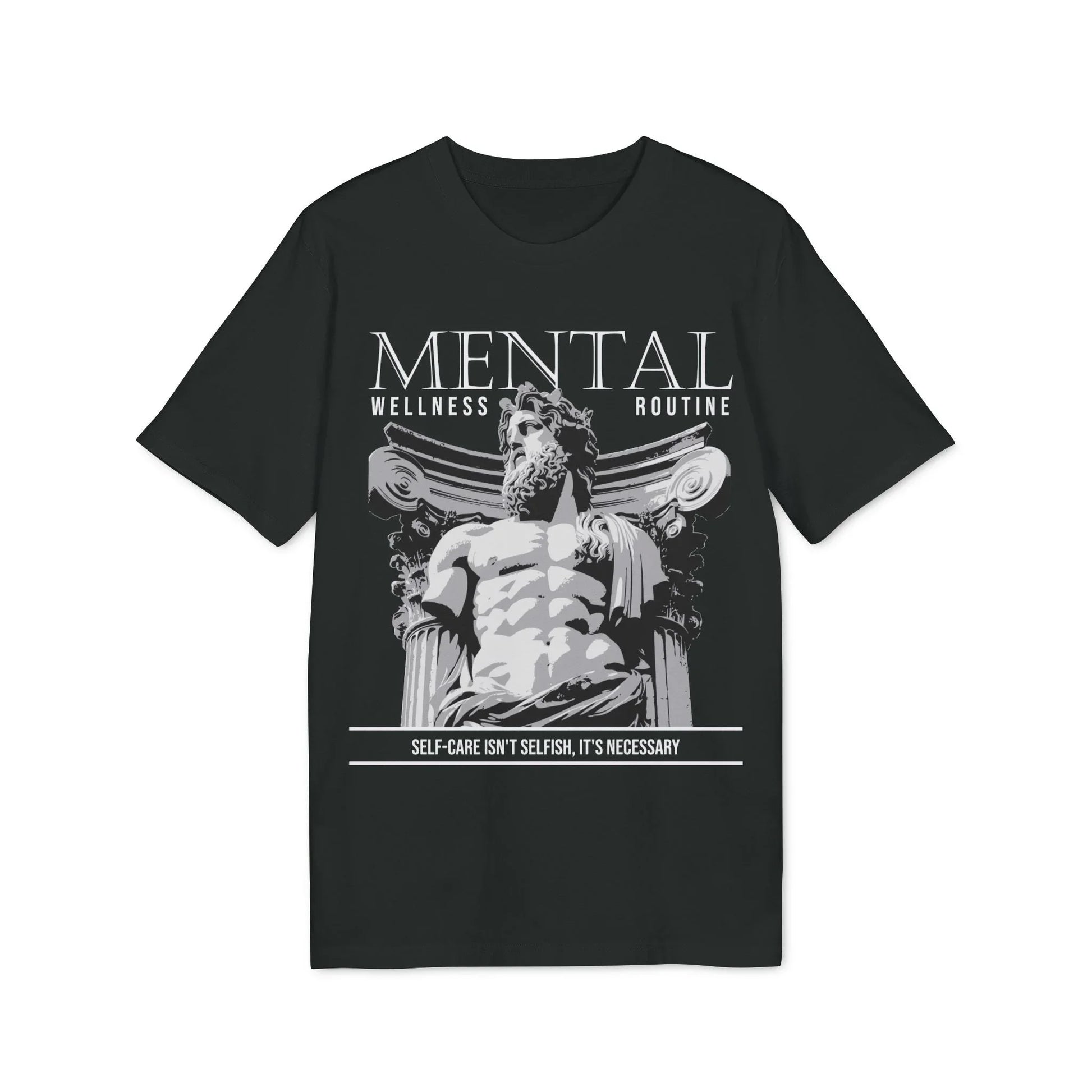 Mental Wellness Routine - Gods Way - Premium Bio Unisex T-Shirt - Front Print - STREET STYLE