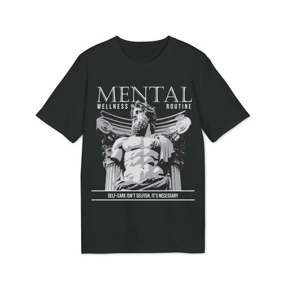 Mental Wellness Routine - Gods Way - Premium Bio Unisex T-Shirt - Front Print - STREET STYLE