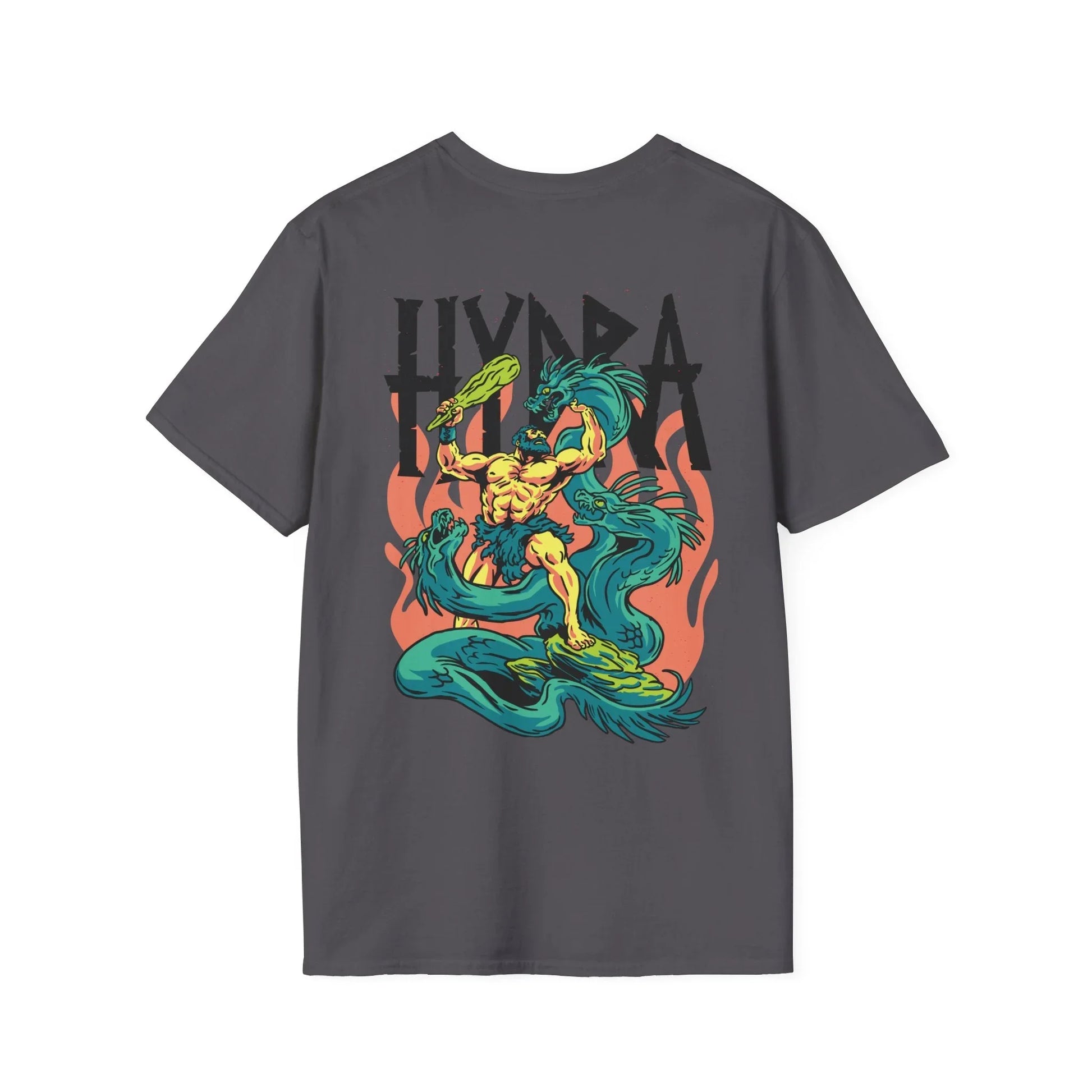 Hydra - Greek Mythology - Unisex T-Shirt - Back Print - STREET STYLE