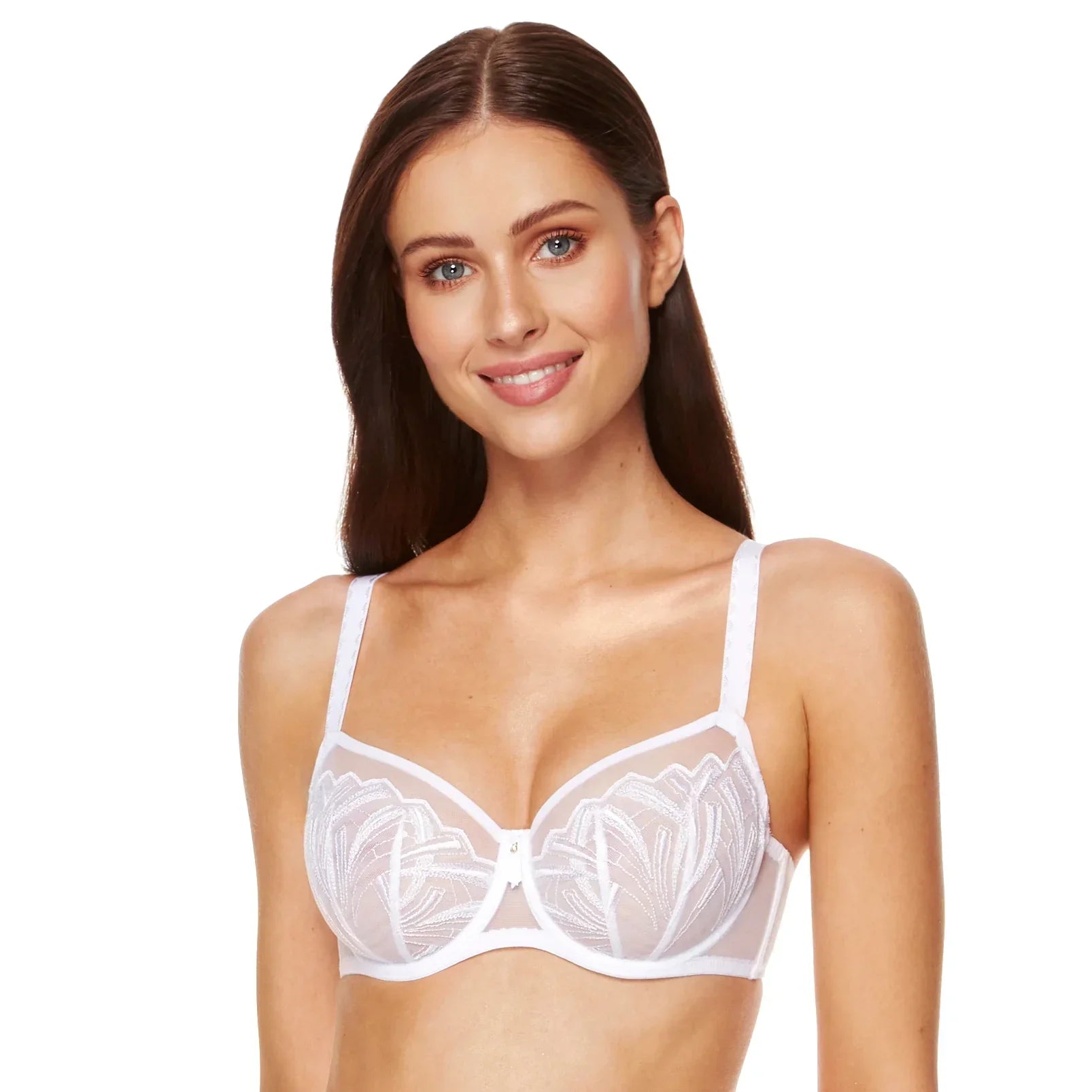 Sheer Mesh Balconette Bra Gorteks Angel - STREET STYLE