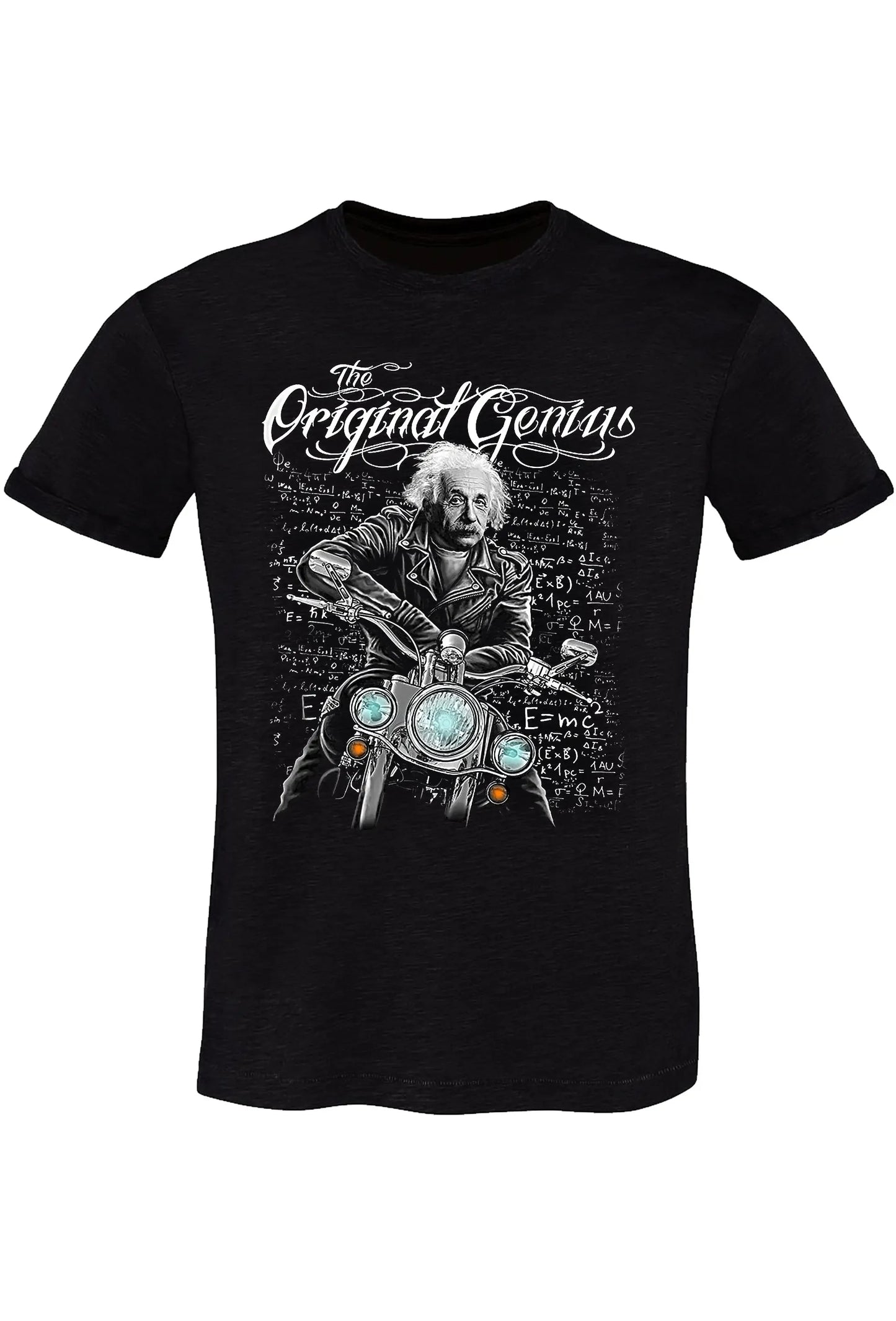 Albert Einstein Genius Tattoo - T-shirt Uomo Cotone - STREET STYLE