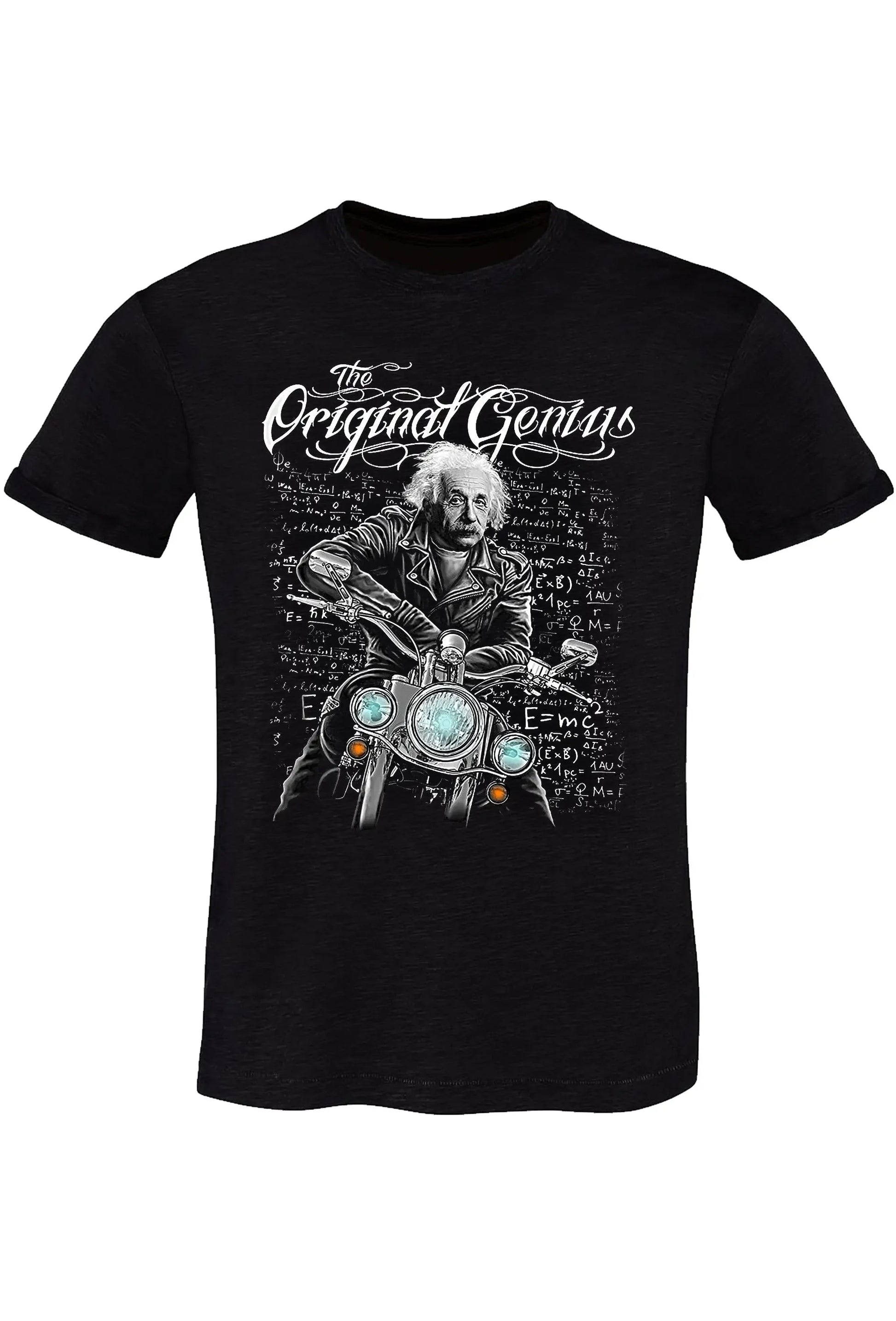 Albert Einstein Genius Tattoo - T-shirt Uomo Cotone - STREET STYLE