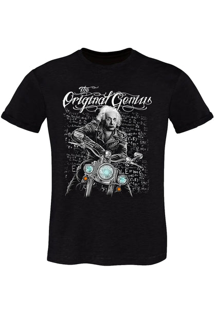 Albert Einstein Genius Tattoo - T-shirt Uomo Cotone - STREET STYLE