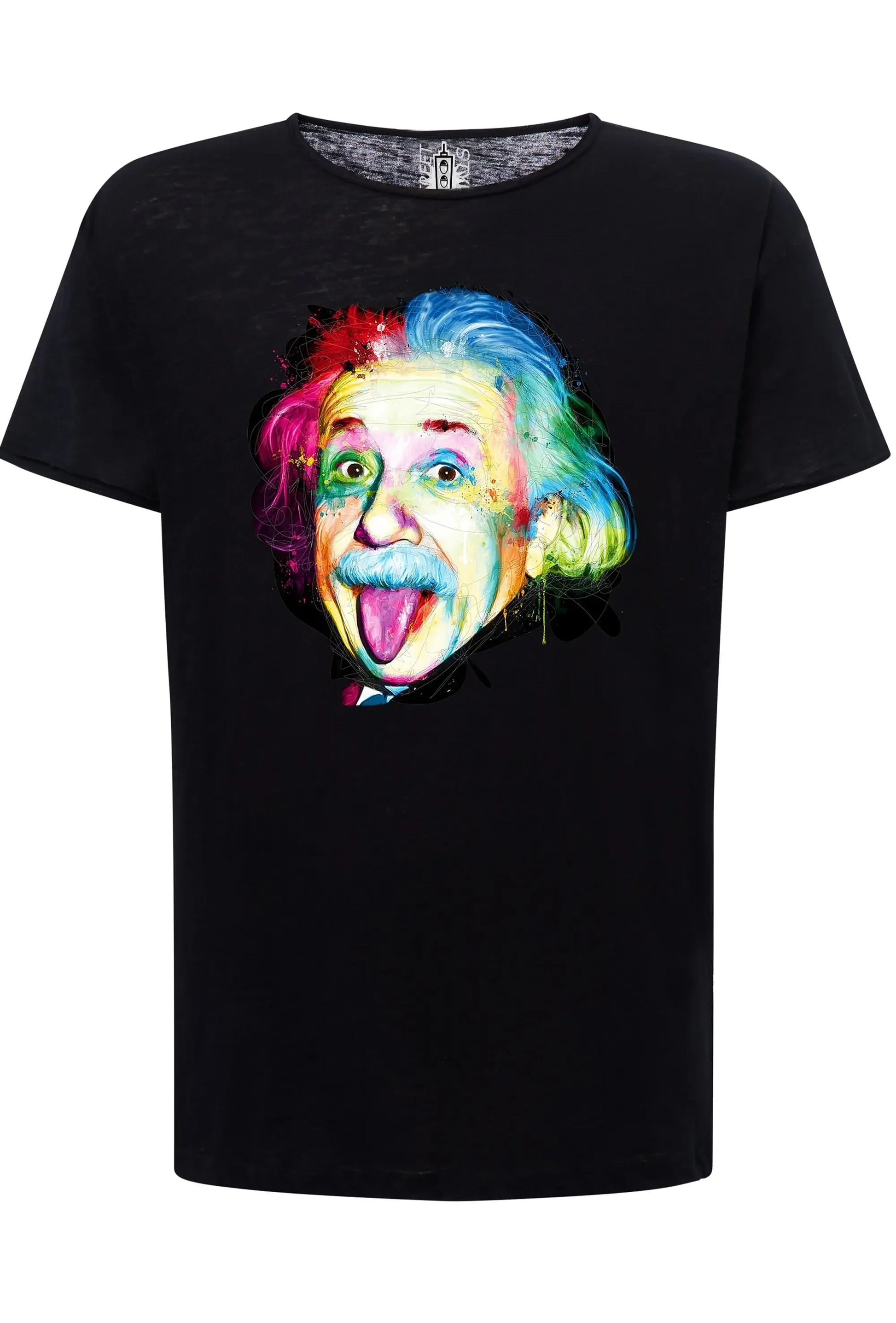 Albert Einstein The Legend Stilizzato Color Fisico 18-20-72 T-shirt Urban Slub Men Uomo 100% Cotone Fiammato JK - STREET STYLE