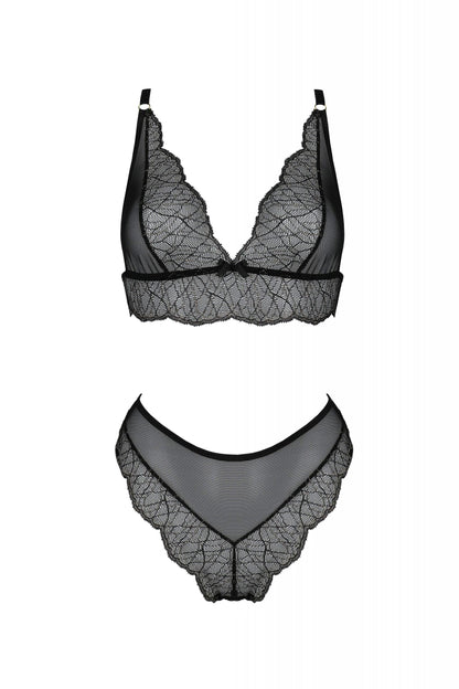 Soft Sheer Lace Top & Bikini Set Passion Amberly - STREET STYLE