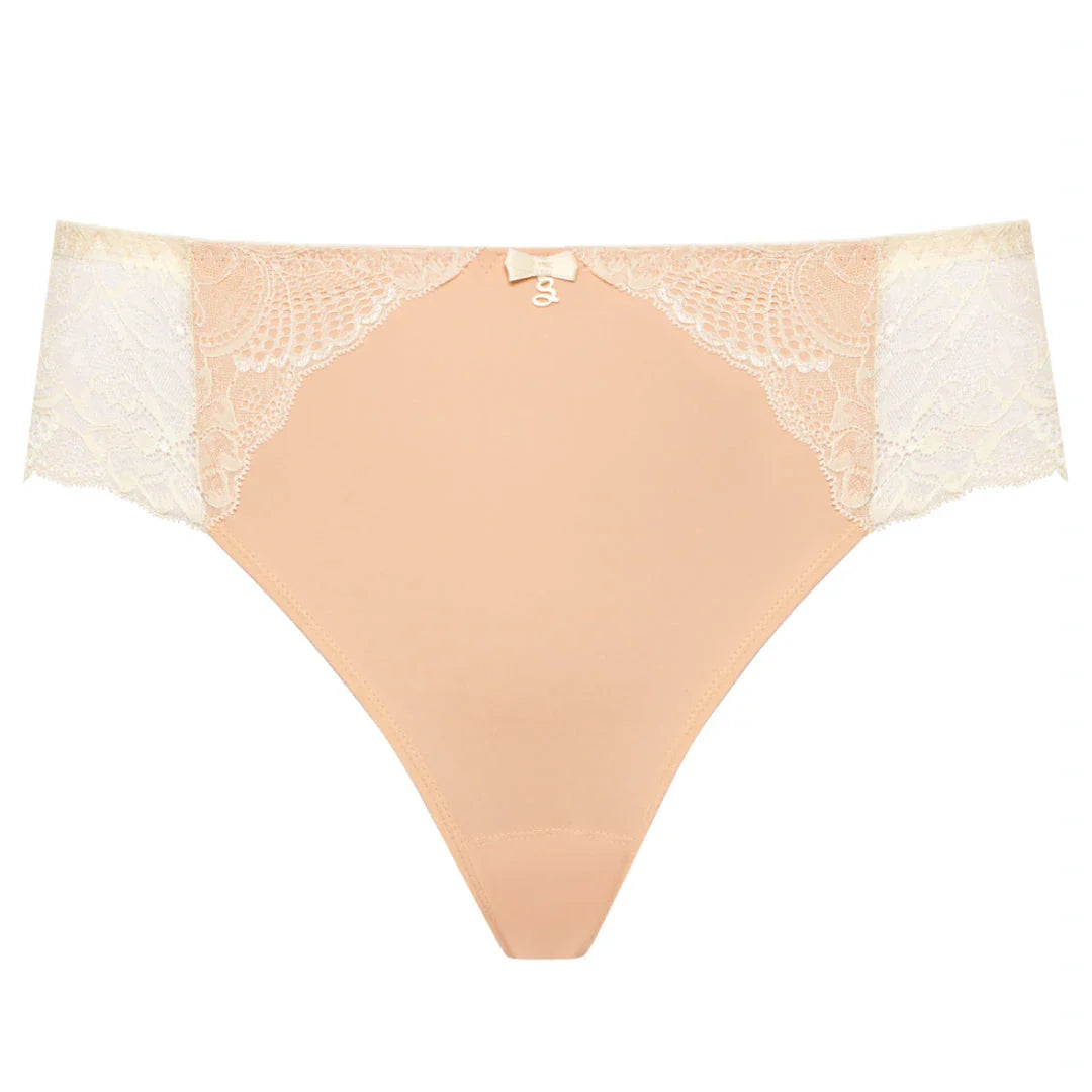 Sheer Mesh Tulle Embroidered Brief Panty Anabelle - STREET STYLE