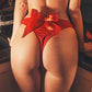 Big Bow Satin Thong Panty Anais Kitty - STREET STYLE