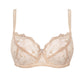 Sheer Lace Full Figure Bra Aurora Beige - STREET STYLE