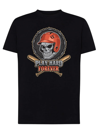 Baseball Skull Motor Tattoo 9052 T-shirt Urban Men Uomo 100% Cotone Pettinato JK - STREET STYLE