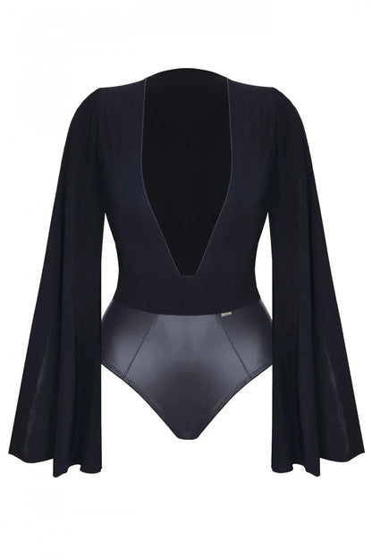 Batwing Sleeve Bodysuit Demoniq Alexis - STREET STYLE