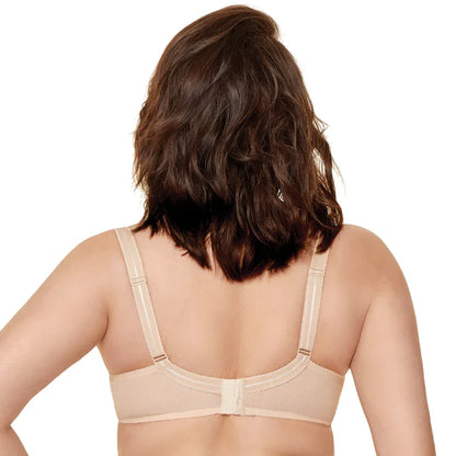 Embroidered Full Figure Bra Gorteks Bianca - STREET STYLE