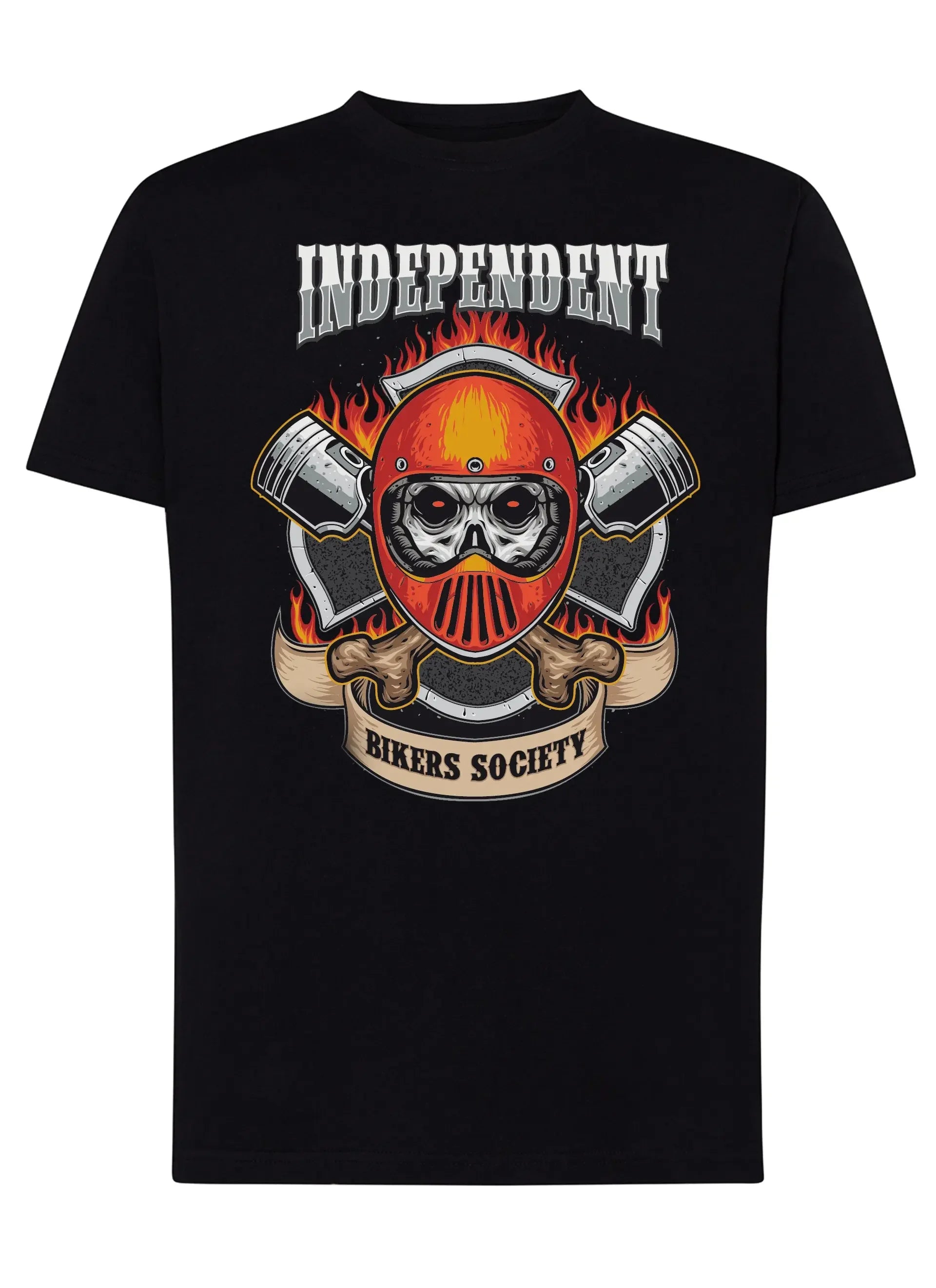 Biker Society Motor Tattoo 9039 T-shirt Urban Men Uomo 100% Cotone Pettinato JK - STREET STYLE