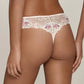Soft Mesh Thong Panty Bisquit - STREET STYLE