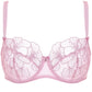 Sheer Mesh Floral Embroidered Bra Gorteks Bloom - STREET STYLE
