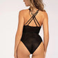 Sheer Mesh Deep Cleavage Bodysuit Unikat Kamala - STREET STYLE