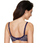 Semi Sheer Half Padded Bra Gorteks Scarlet Navy Blue - STREET STYLE