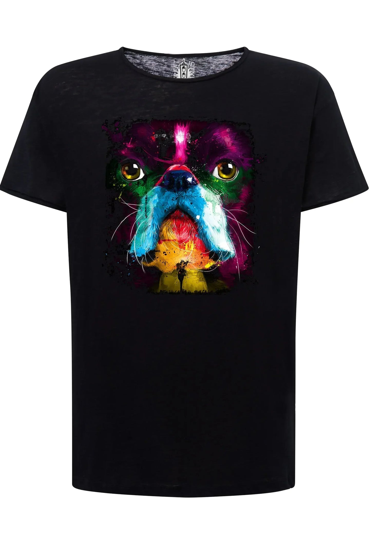 Bully Dog Color Stilizzato 18-20-31 T-shirt Urban Slub Men Uomo 100% Cotone Fiammato JK - STREET STYLE