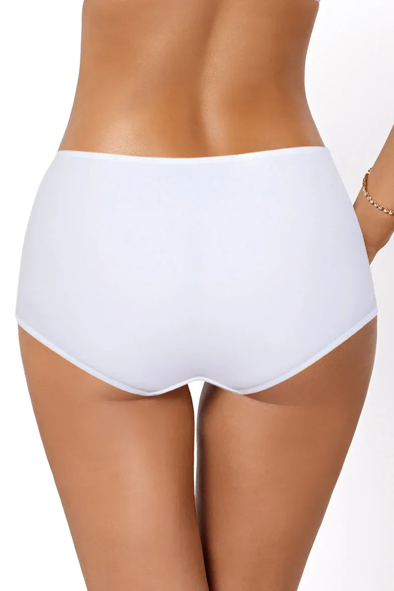 High Waist Brief Panty PariPari Cassi White - STREET STYLE