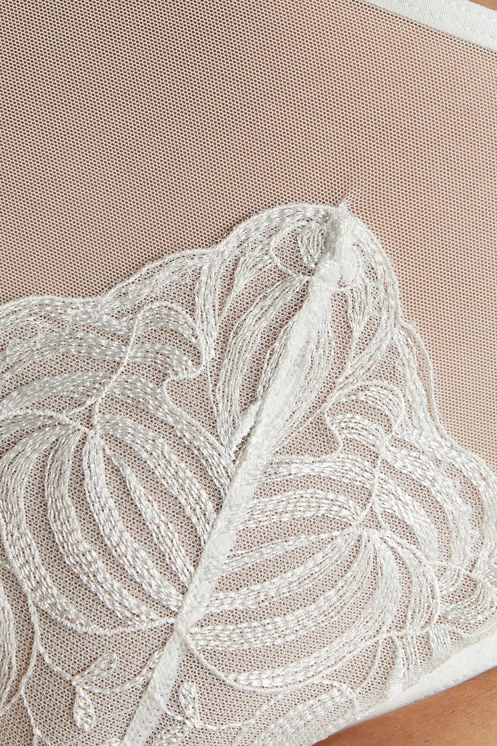 Sheer Mesh Brazilian Thong Gorteks Cherie - STREET STYLE