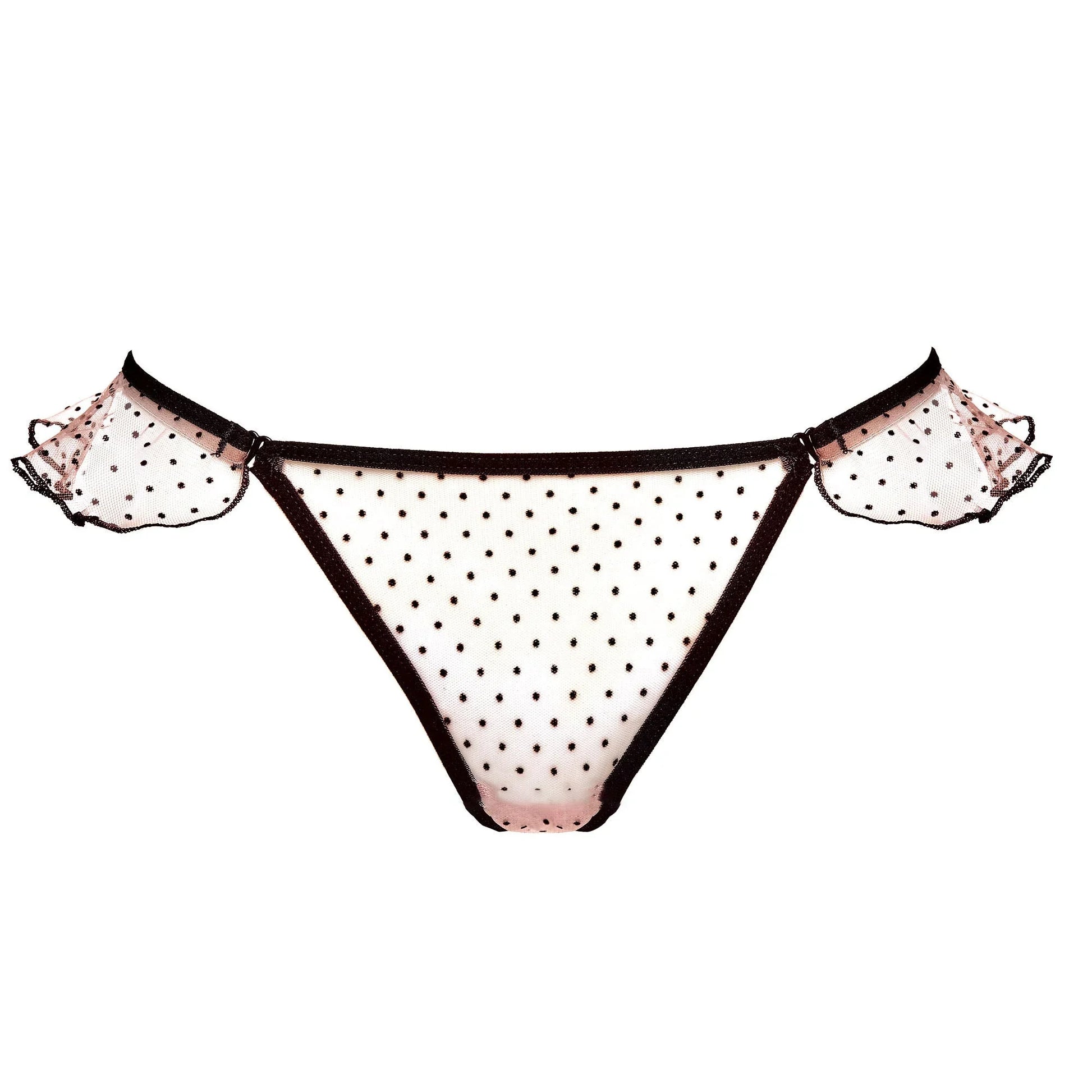Sheer Ruffle Thong Panties Gorteks Clio - STREET STYLE