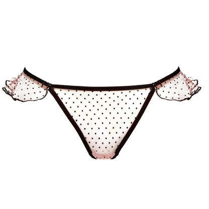 Sheer Ruffle Thong Panties Gorteks Clio - STREET STYLE