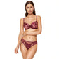 Sheer Mid Rise Bikini Panty Gorteks Coco Burgundy - STREET STYLE