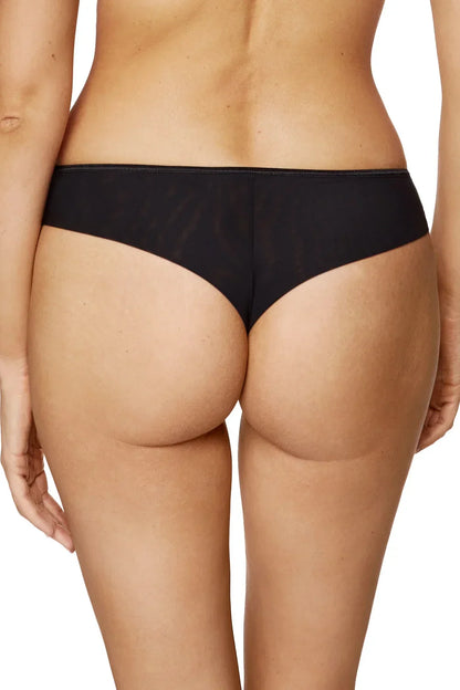 Sheer Mesh Thong Panty Gorteks Coco Black - STREET STYLE