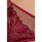Sheer Mid Rise Bikini Panty Gorteks Coco Burgundy - STREET STYLE
