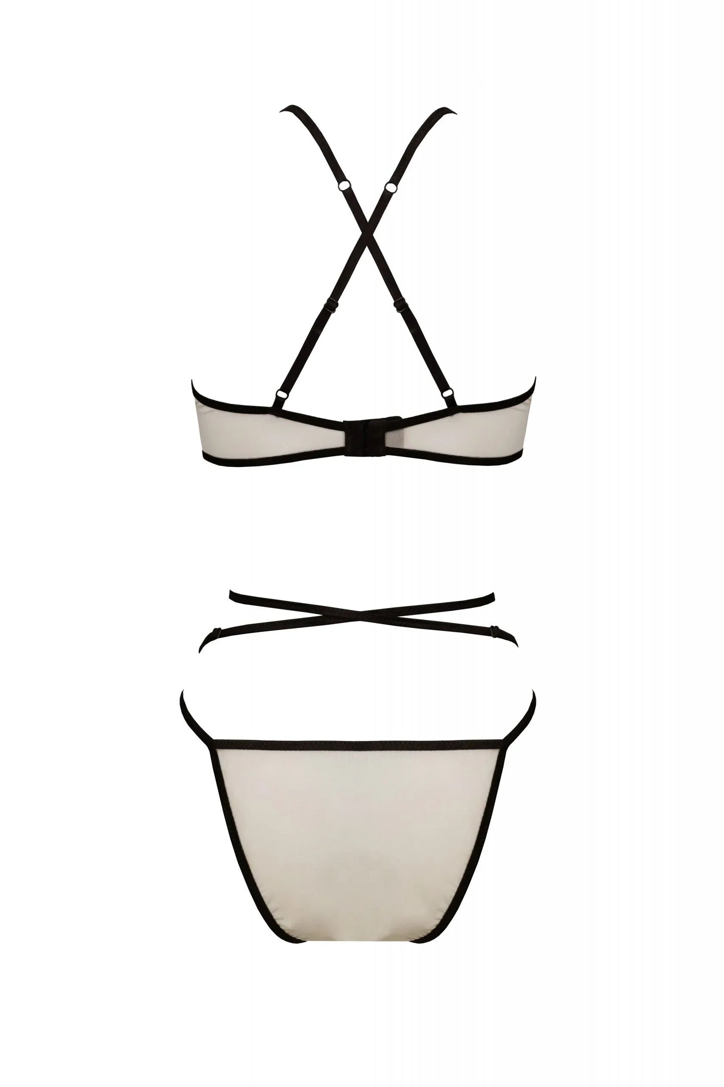 Soft Sheer Lace Top & Bikini Set Passion Chica - STREET STYLE