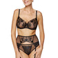 Transparent Demi Bra Gorteks Coco Black - STREET STYLE