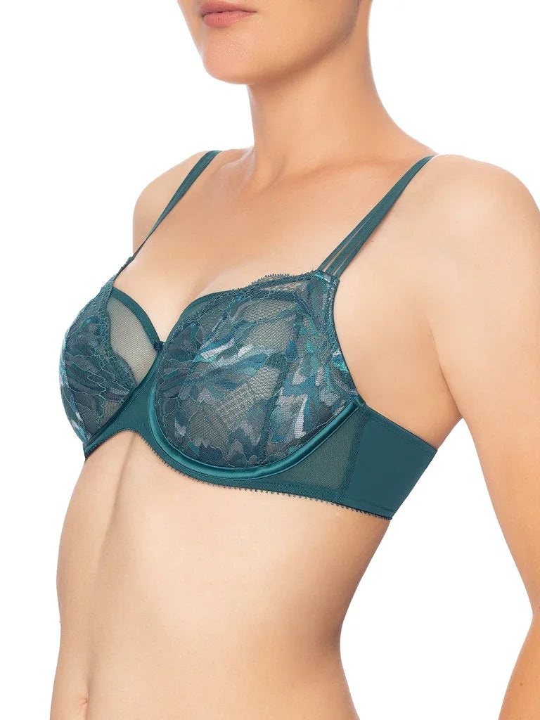 Conturelle Bloomy Days Sheer Lace Wired Bra - STREET STYLE