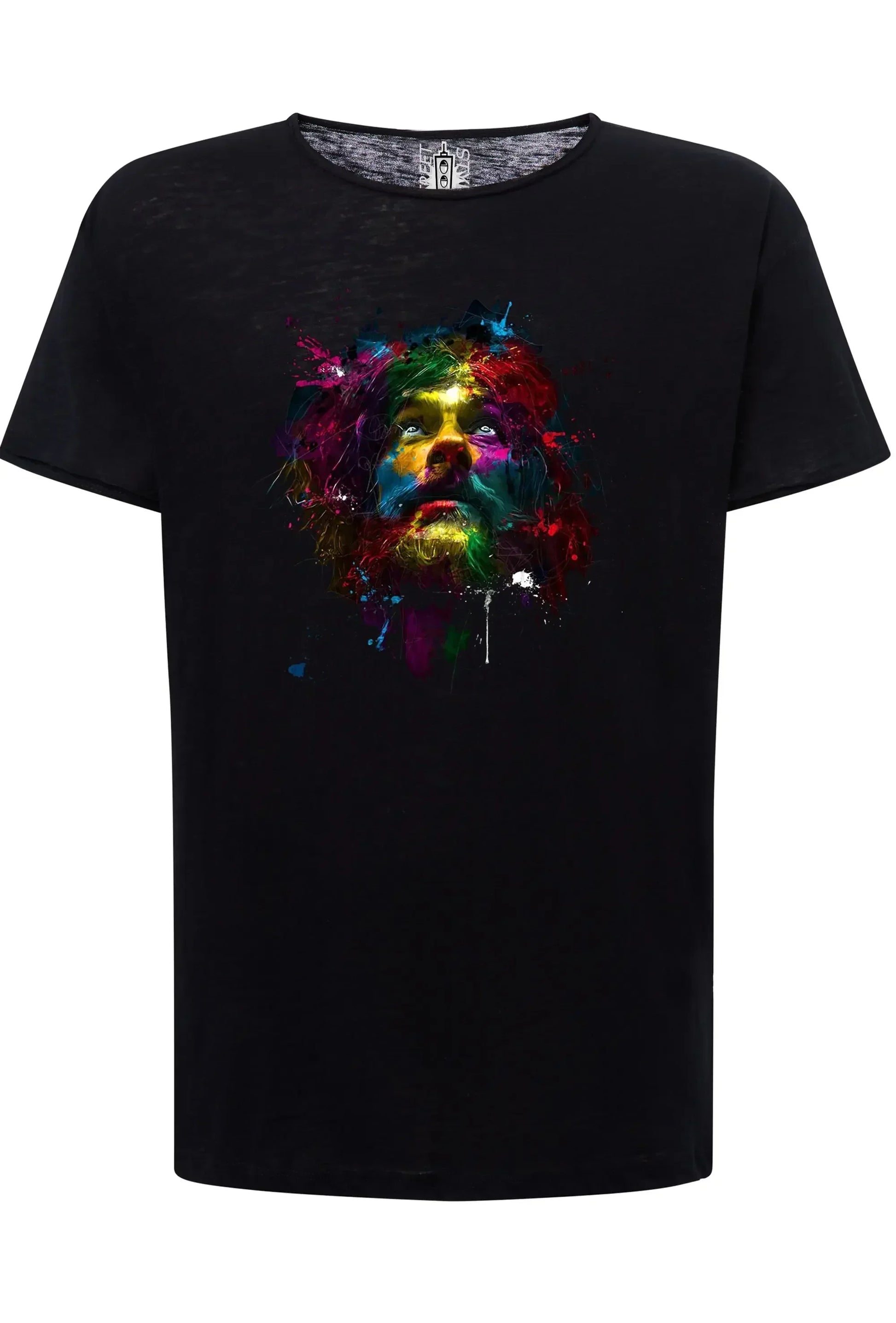 Cristo Color Stilizzato 18-20-4 T-shirt Urban Slub Men Uomo 100% Cotone Fiammato JK - STREET STYLE