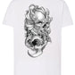 Cruss Skull Zombi Silizzato Tattoo 9013 T-shirt Urban Men Uomo 100% Cotone Pettinato JK - STREET STYLE