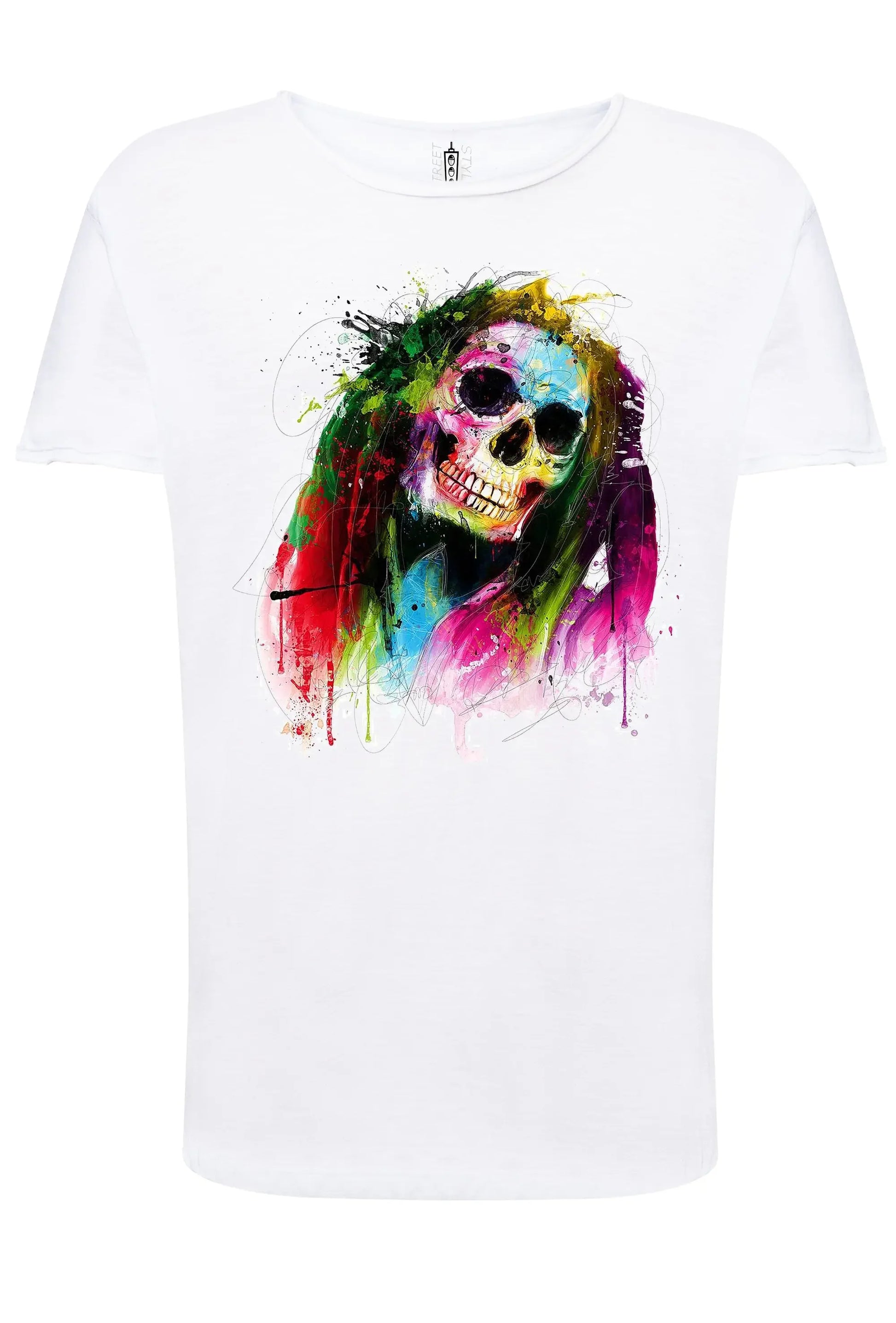 Dead or Alive Color Artistico Stilizzato 18-20-63 T-shirt Urban Slub Men Uomo 100% Cotone Fiammato JK - STREET STYLE