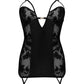 Delicate Lace & Velvet Chemise Beauty Night Xiomara - STREET STYLE