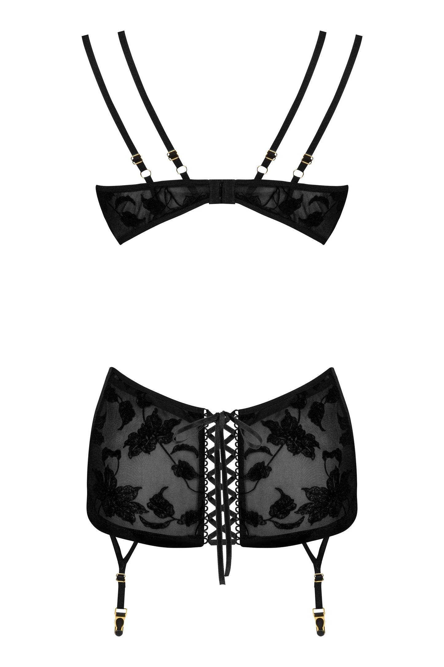 Delicate Lace & Velvet Chemise Beauty Night Xiomara - STREET STYLE