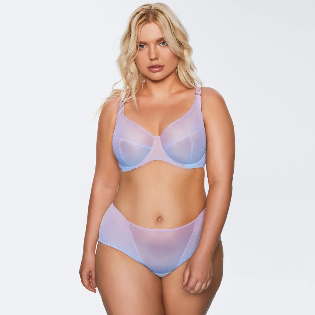 Sheer Mesh Full Busted Bra Kinga Digital - STREET STYLE