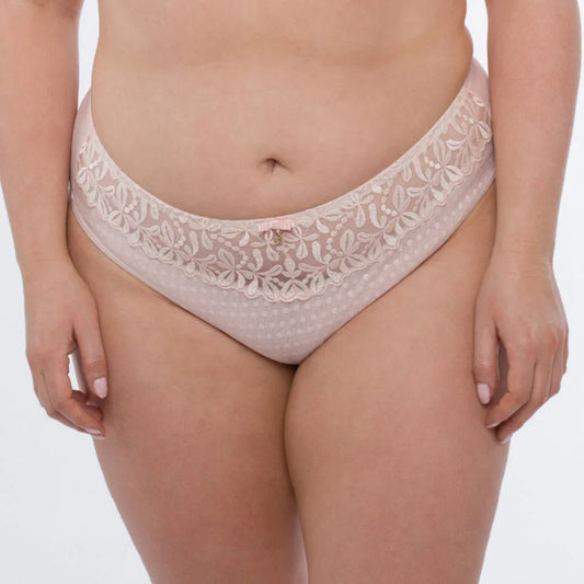 Sheer Mesh Tulle Embroidered Brief Panty Donna - STREET STYLE