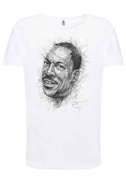 Eddie Murphy The Legend Stilizzato Soggetto Attore 18-37 T-shirt Urban Slub Men Uomo 100% Cotone Fiammato JK - STREET STYLE
