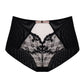 Semi Sheer High Waist Panty Eir Black - STREET STYLE
