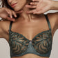 Sheer Lace Underwire Bra Emerald - STREET STYLE