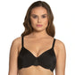 Everyday Hidden Underwire Seamless Lace Minimizer Lena Black - STREET STYLE