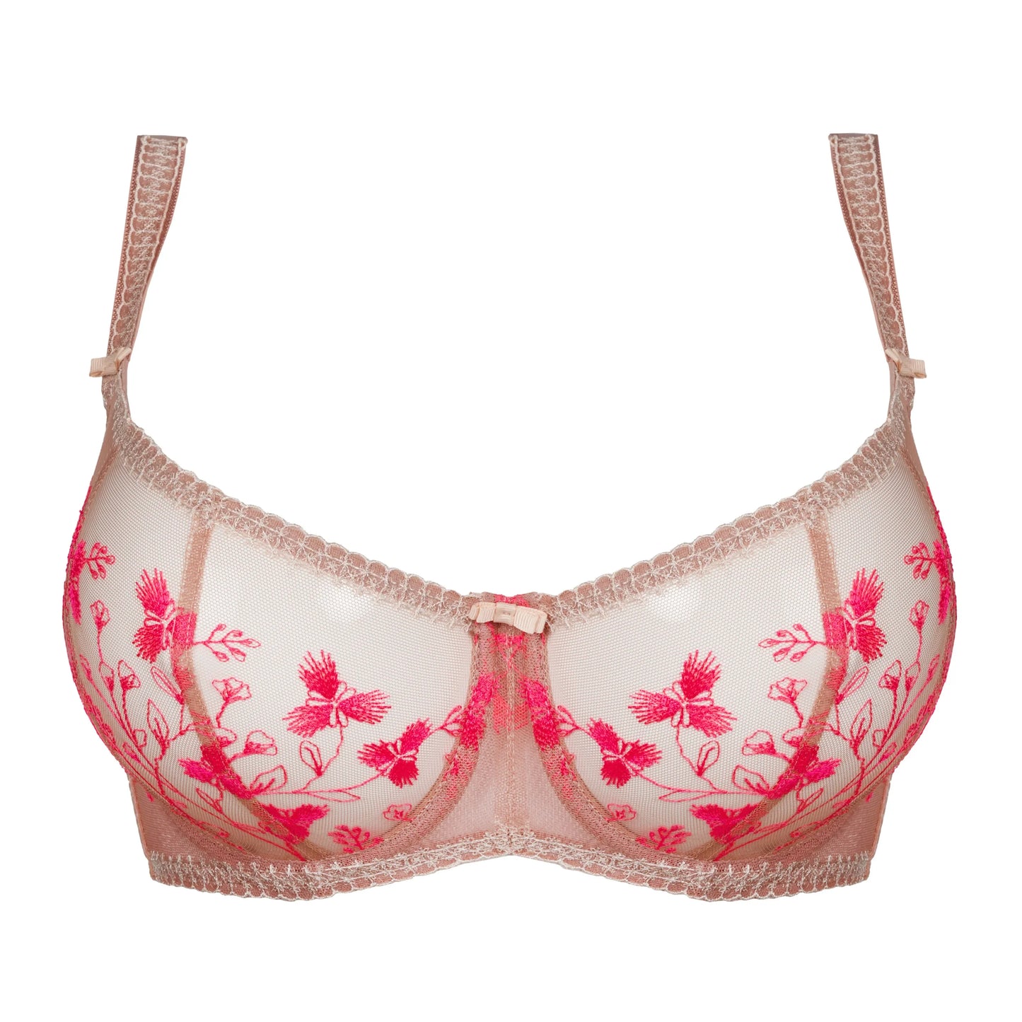 Sheer Balconette Underwire Bra Flirt - STREET STYLE