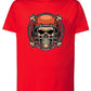 Football Skull Motor Tattoo 9041 T-shirt Urban Men Uomo 100% Cotone Pettinato JK - STREET STYLE