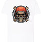 Football Skull Motor Tattoo 9041 T-shirt Urban Men Uomo 100% Cotone Pettinato JK - STREET STYLE
