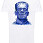 T-shirt Uomo Frankenstein Blu – Urban Slub 100% Cotone - STREET STYLE