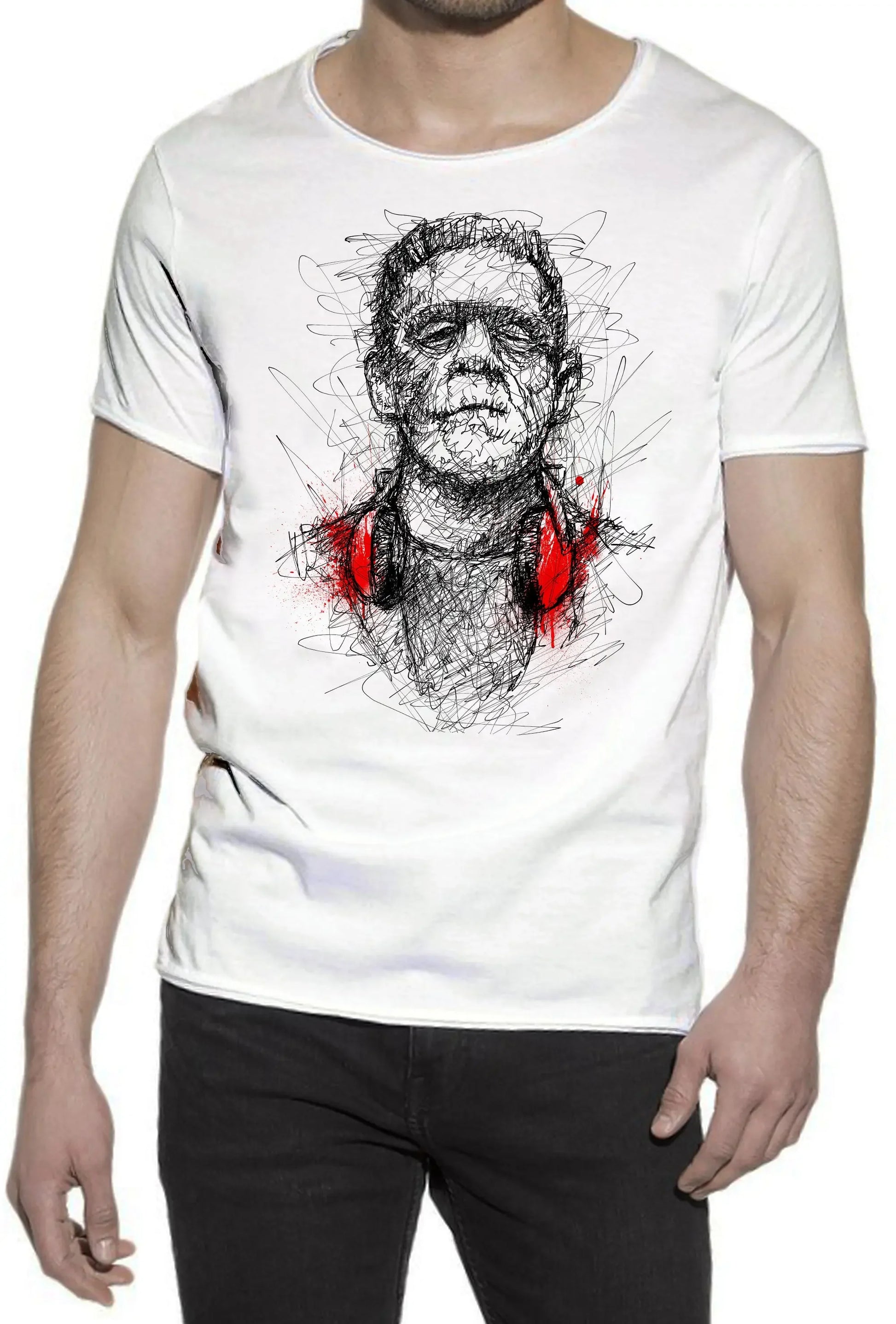 Frankenstein Urban Slub - T-shirt Uomo 100% Cotone - STREET STYLE