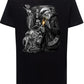 Freedom Tattoo Skull - T-shirt Uomo Cotone Fiammato - STREET STYLE